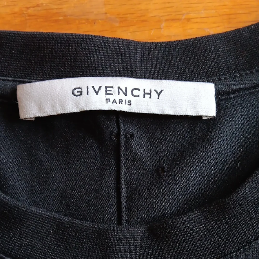 Givenchy Black Distressed Cotton Short Sleeve Tee Unisex XS EUC - Picture 3 of 6